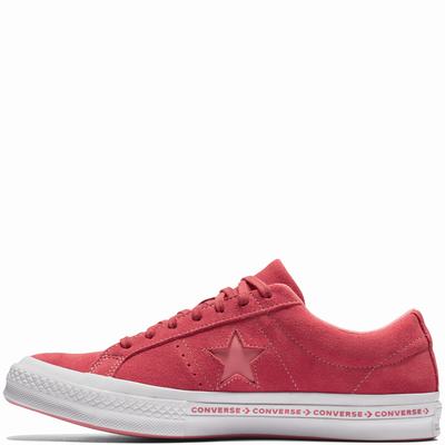 Converse One Star Pinstripe Low Tops Womens - Pink/Pink Shoes (378TJYPA)
